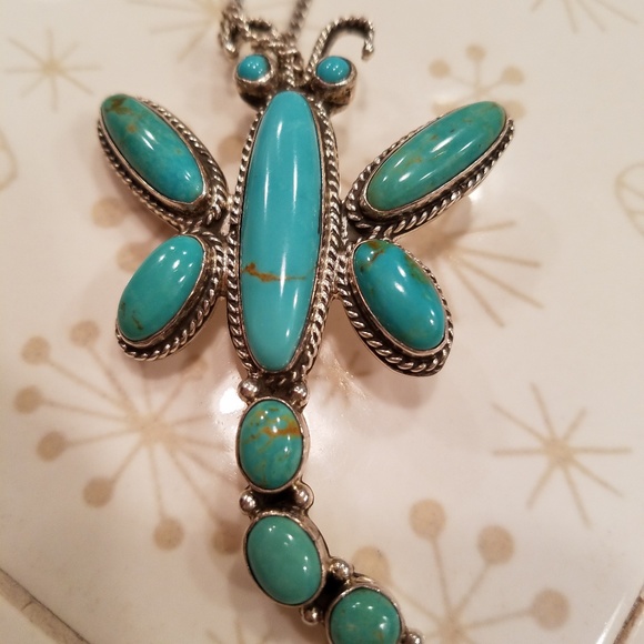 Leroy James Jewelry - 💕2XHP💕VINTAGE LEROY JAMES TURQ. PENDANT/BROOCH💕